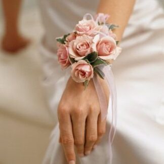 Pure Grace soft pink Wrist Corsage