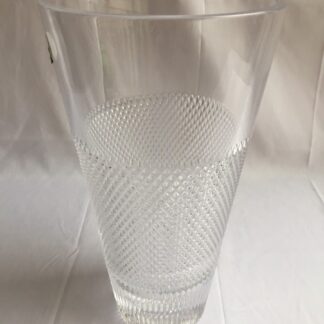 Waterford Diamond Line 12" Crystal Vase