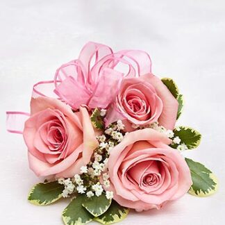 Pink Rose Corsage