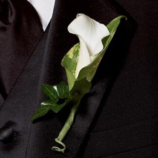 Calla Lily Promise Boutonniere