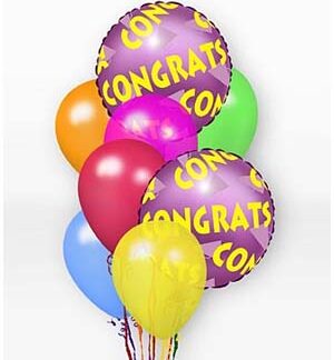 The Congratulations Balloon Bunch