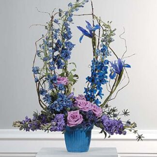 Candle and Urn Flowers