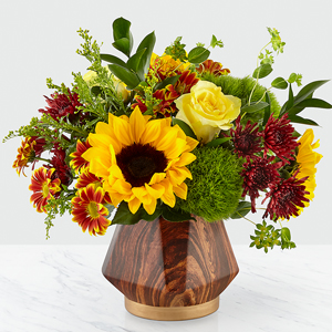Fall Harvest in wood container