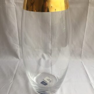 Mikasa Serenity Gold 13.75" Teardrop Vase