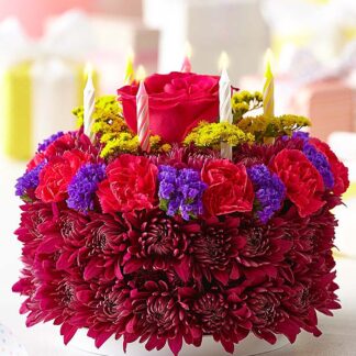 Birthday Flower Cake® Purple