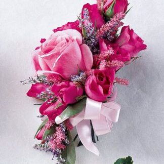 State of Bliss lavender/pink Corsage