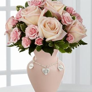 New Mother's Charm Rose Bouquet - Girl