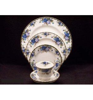 Moonlight Roses 5 Piece Place Setting