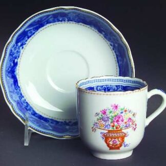 Mandarin Bouquet Tea Cup and Saucer