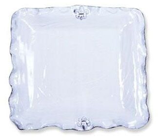 Fleur de Lis Square Platter
