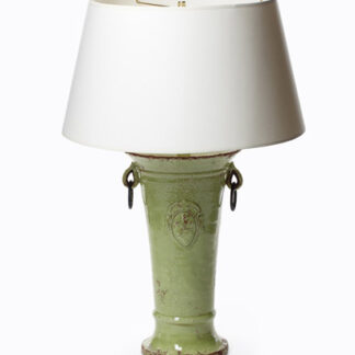 Large Pistachio Trumpet Base Lamp