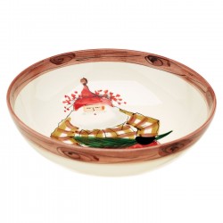Vietri Old St. Nick serving bowl
