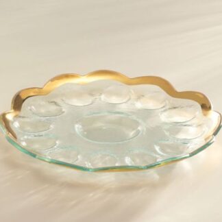 Roman Antique Deviled Egg Platter