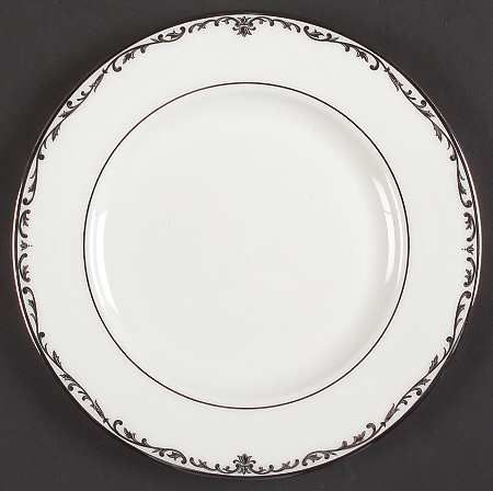 Coronet Platinum Salad Plate