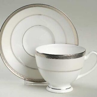 Araglin Platinum Tea Cup and Saucer