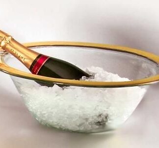 Roman Antique Gold Wine Cooler