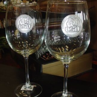 LSU Wine Glass