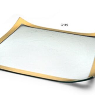 Roman Antique Gold Square Serving Tray
