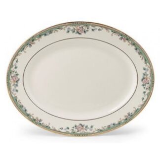 Spring Vista Oval Platter 13"