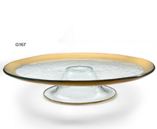 Roman Antique Gold Cake Stand