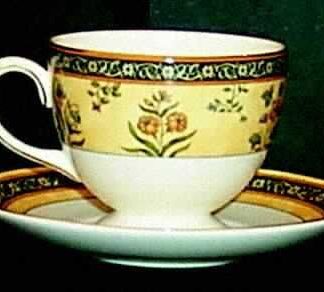 India Tea Cup and Saucer