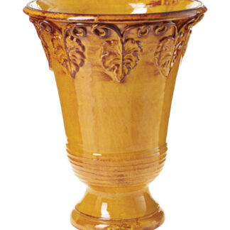 Rustic Garden Amber Leaf Planter