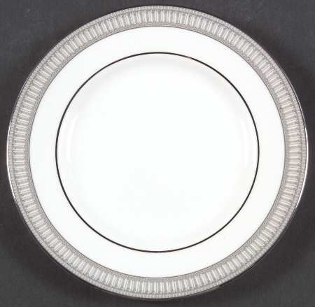 Carina Platinum Bread and Butter Plate
