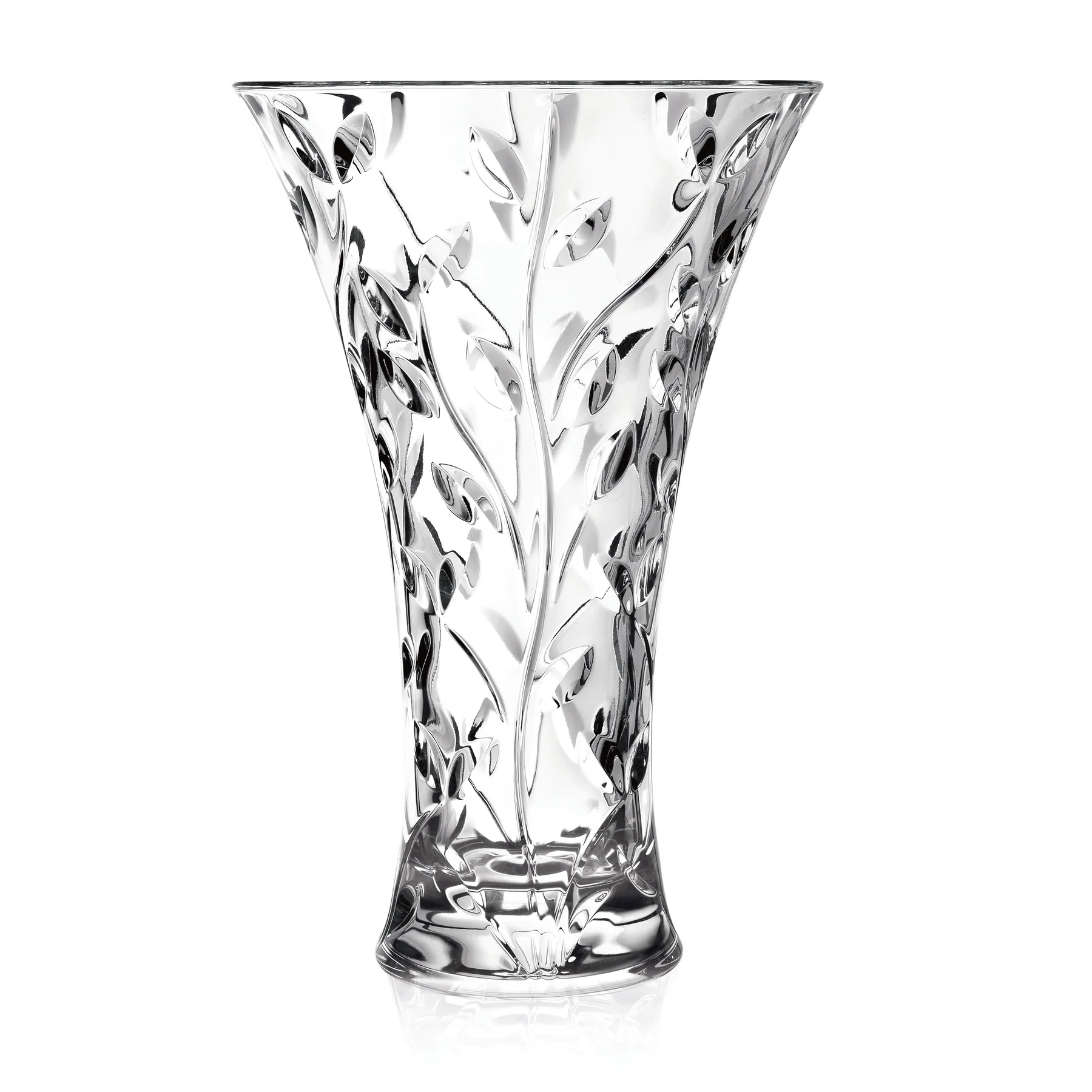 crystal cut vase