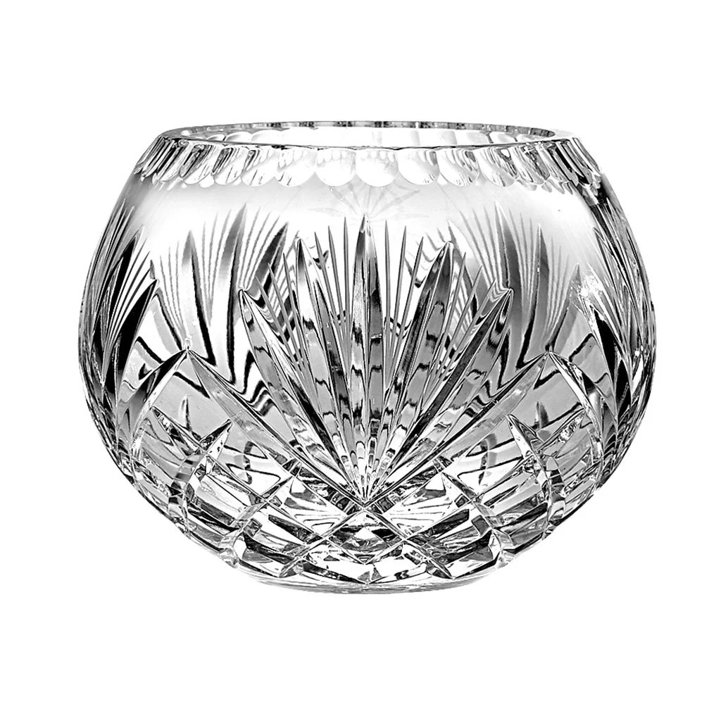 crystal rose bowl