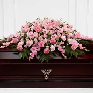 The Sweetly Rest&trade; Casket Spray