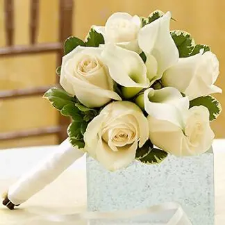 All White Bouquet