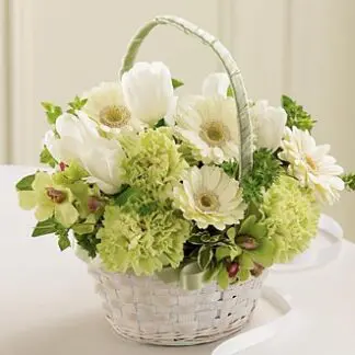 Fresh Picked Flower Girl Basket