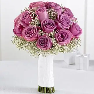 Glorious Lavender Rose handheld Bouquet