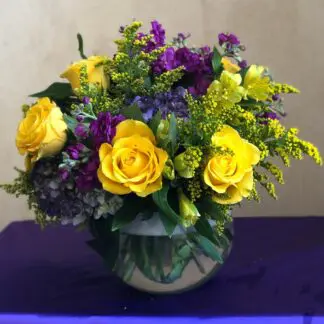 Purple and Gold Tussy