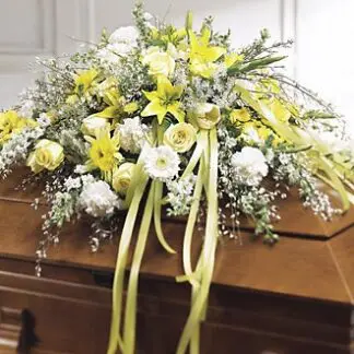 The Rest in Peace Casket Spray