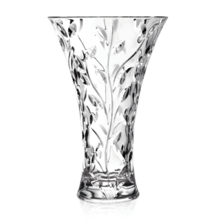 crystal cut vase